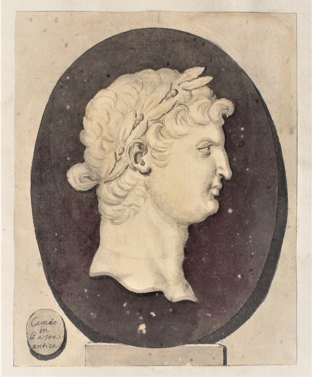 Cameo - head of emperor Nero