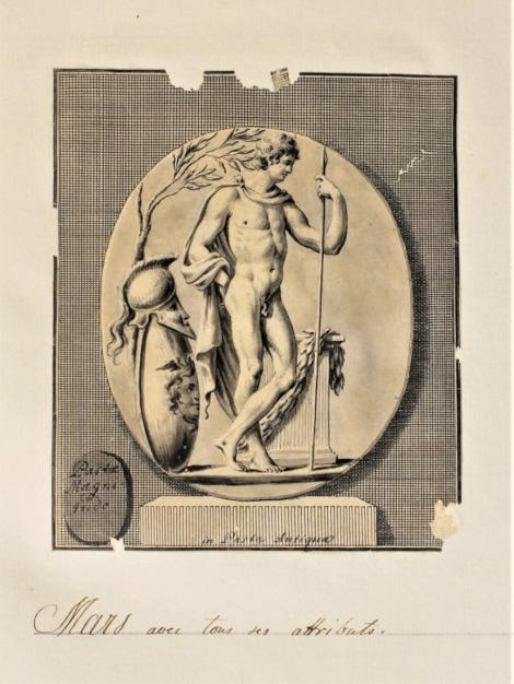 Zdjęcie nr 3 (10)
                                	                             Intaglio, Berlin FG 6234 - drawing by Johann Justin Preisler, ca. 1726-1738
                            