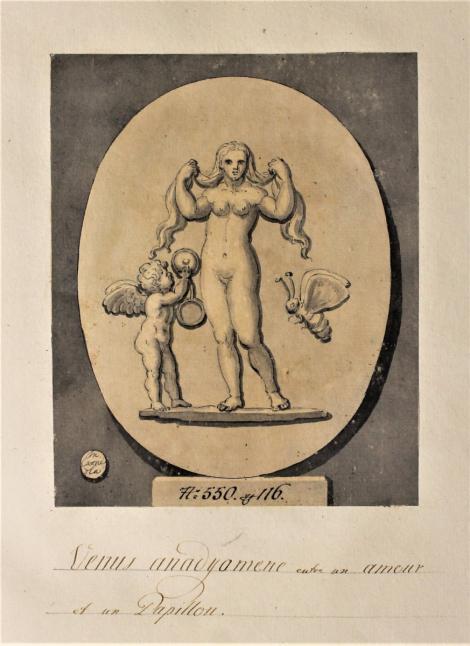 Zdjęcie nr 1 (10)
                                	                             Intaglio, Berlin FG 3011 - drawing by Girolamo Odam, ca. 1715-1731
                            